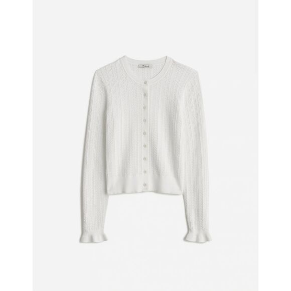 Madewell Sweaters - NWT Madewell XS Signature Open-Knit Cardgan Frost  $128
